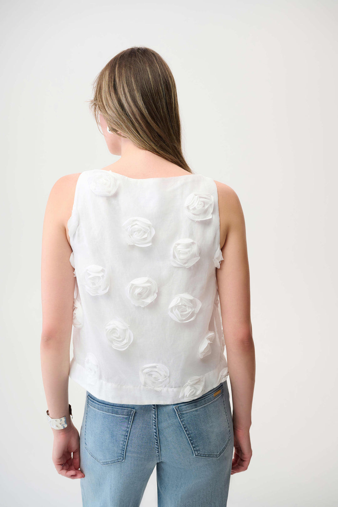 Joseph Ribkoff 261220 Top Off White