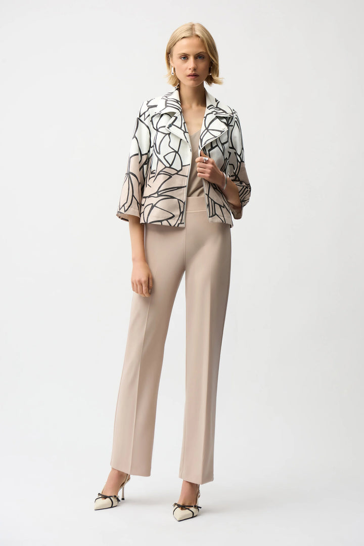 Joseph Ribkoff 261908 Jacket Vanilla/Multi