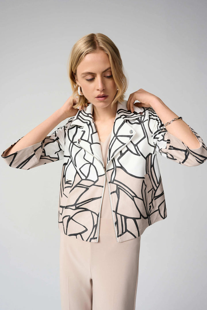 Joseph Ribkoff 261908 Jacket Vanilla/Multi