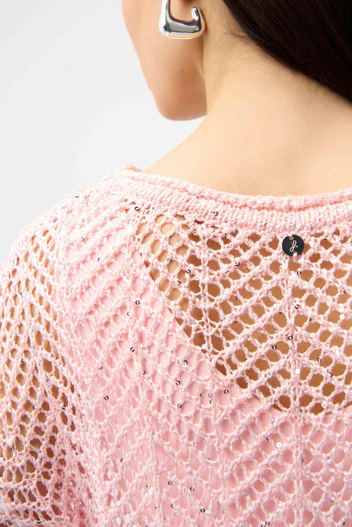 Joseph Ribkoff 261915 Top Petal Pink