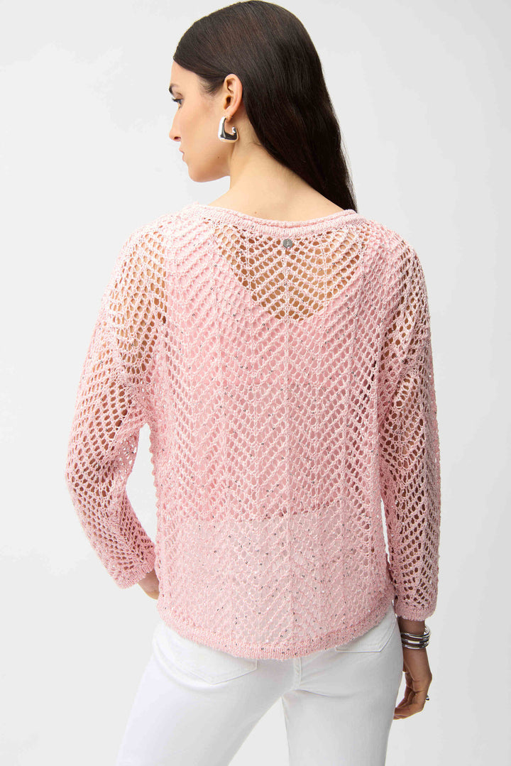 Joseph Ribkoff 261915 Top Petal Pink