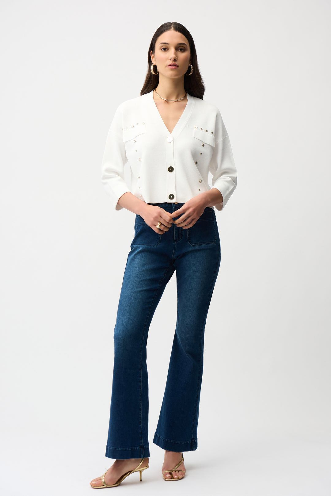 Joseph Ribkoff 261918 Top Vanilla