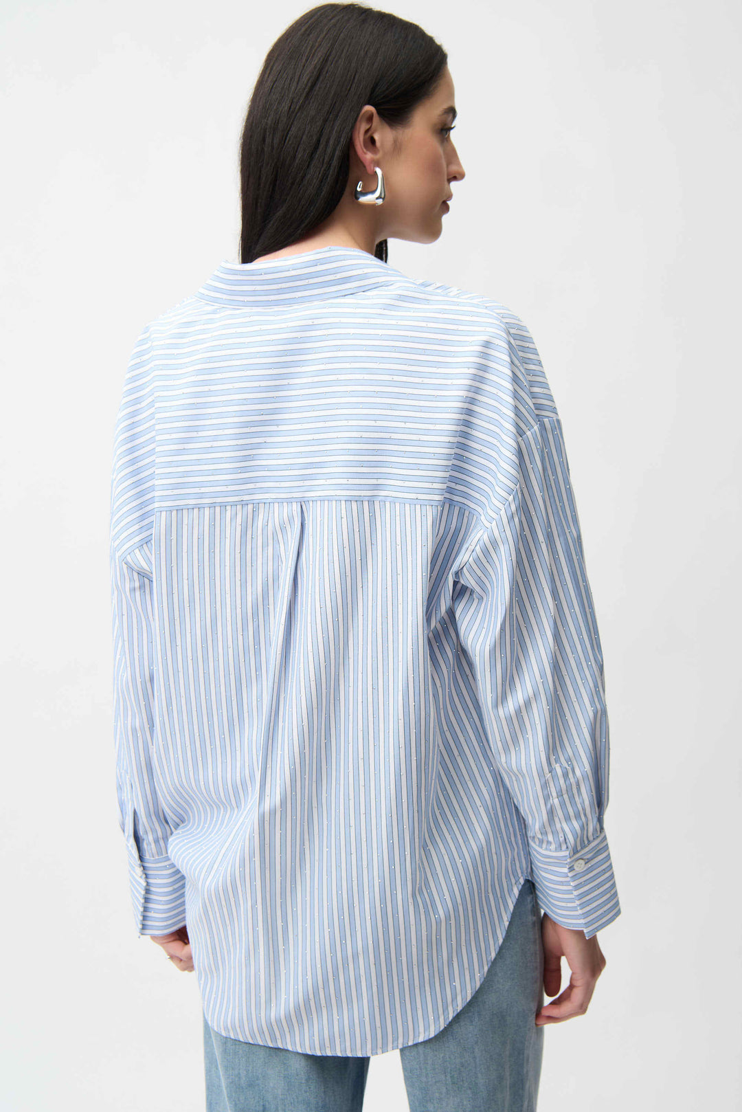 Joseph Ribkoff 261391 Top Blue/Vanila