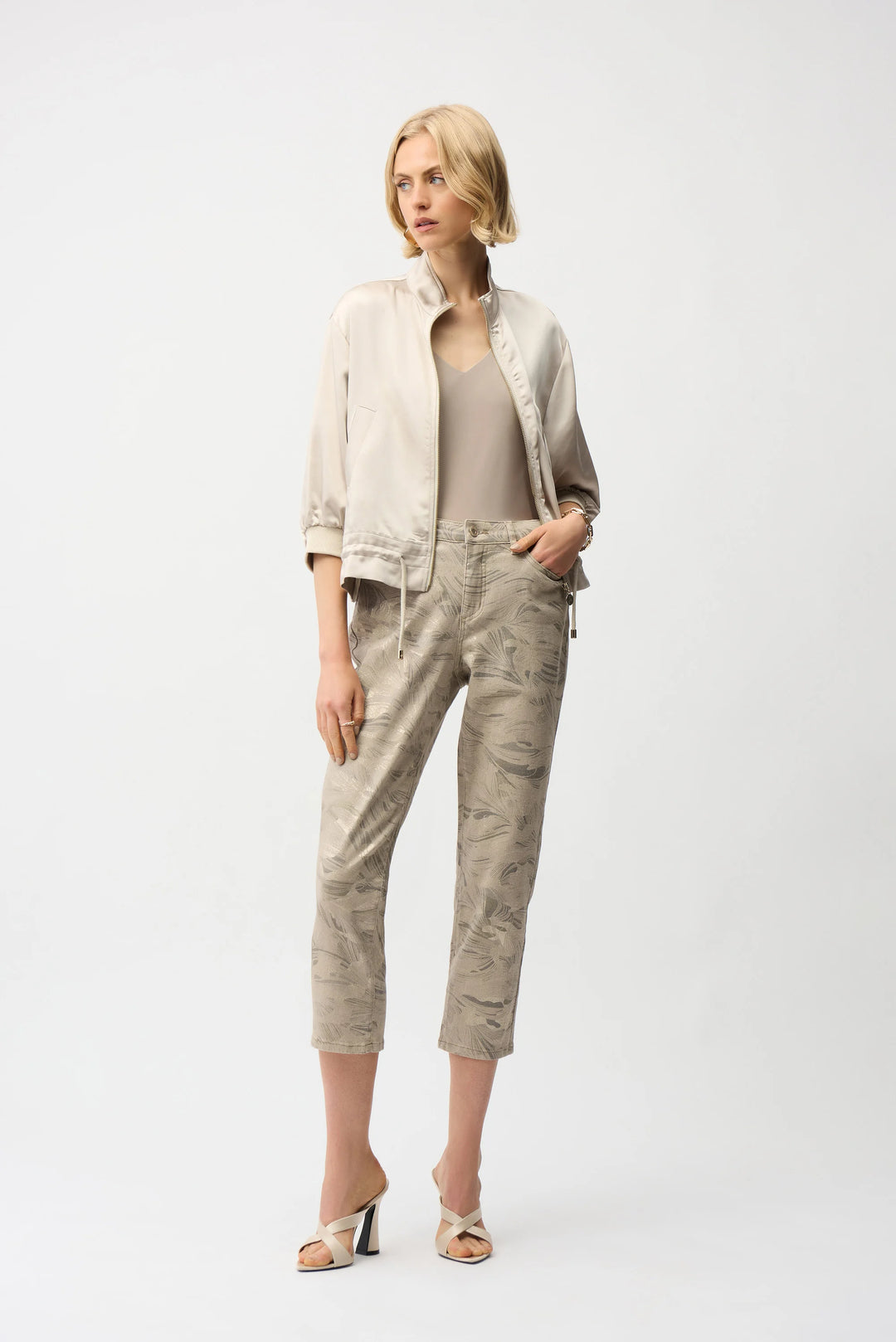 Joseph Ribkoff 261959 Pants Taupe/Gold