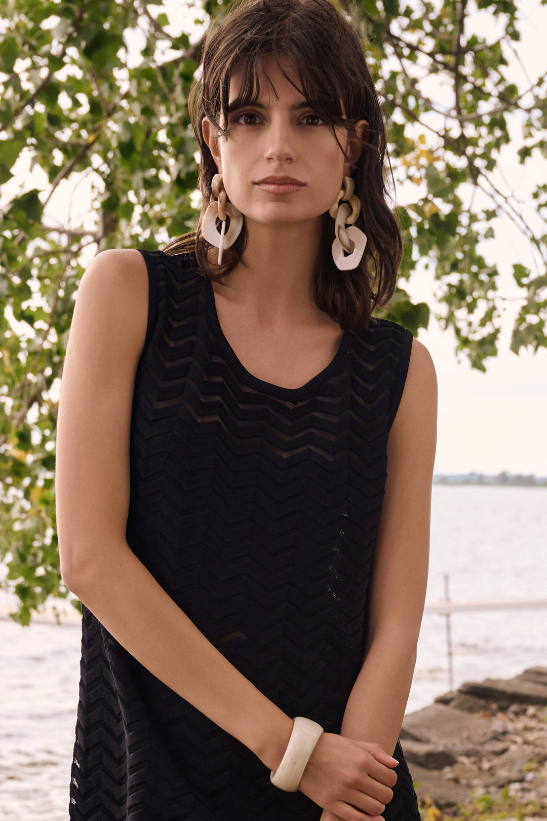 Joseph Ribkoff 262932 Top Black