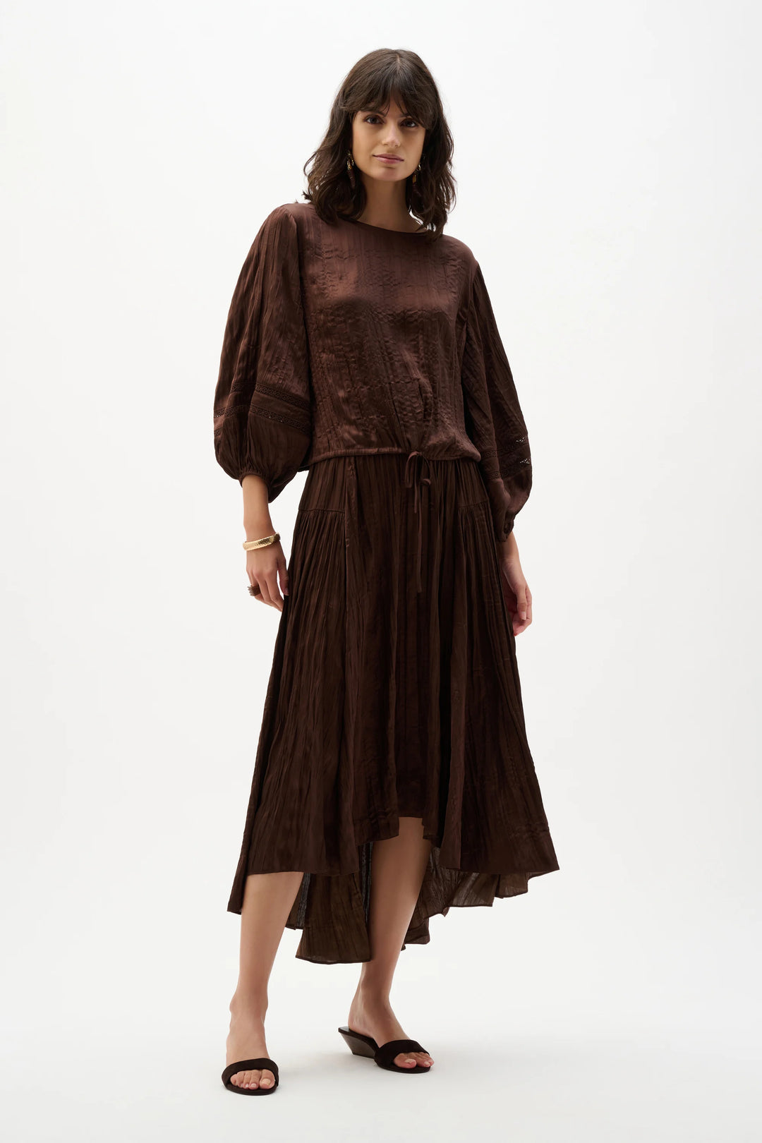 Joseph Ribkoff 262959 Top Mahogany