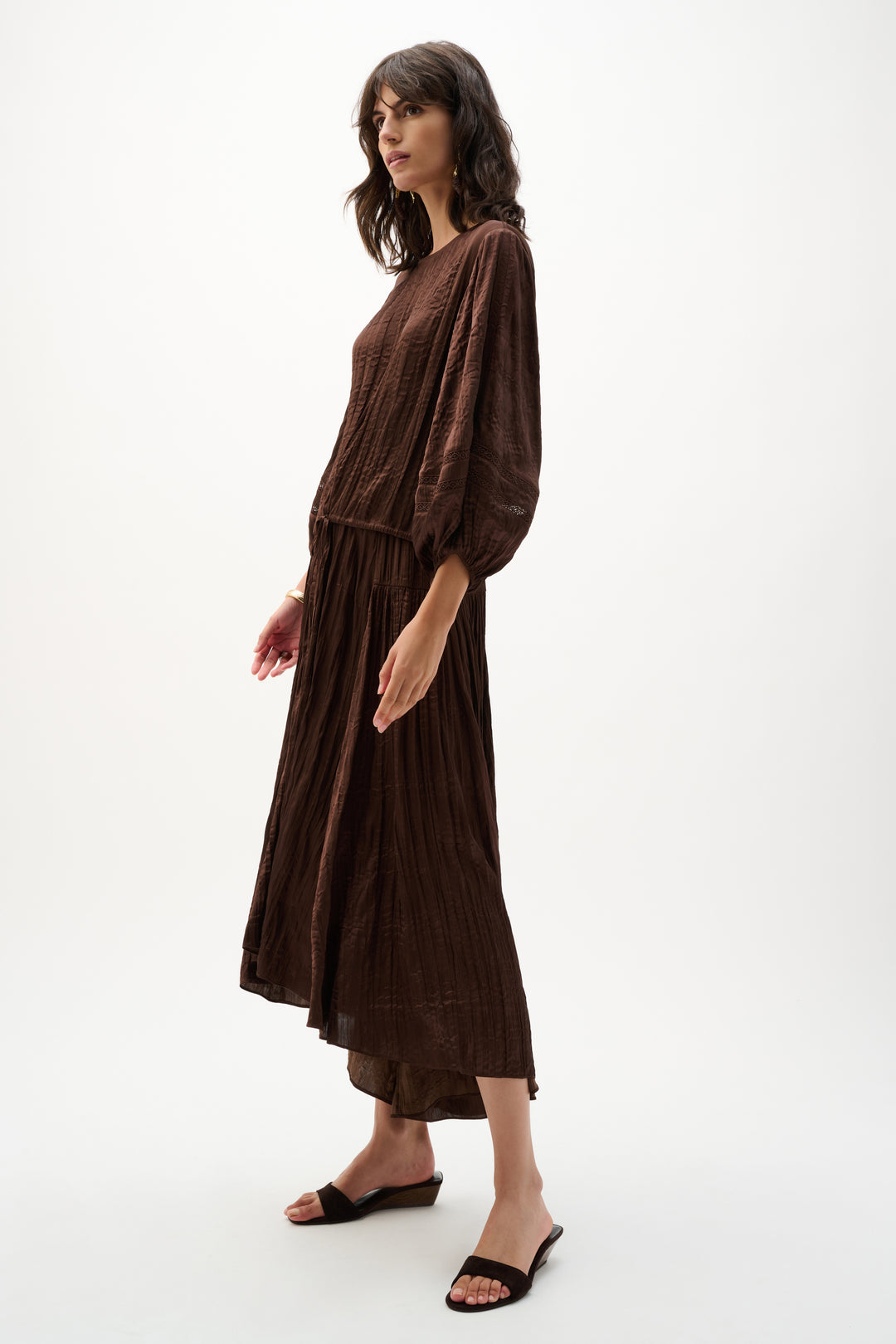 Joseph Ribkoff 262960 Skirt Mahogany