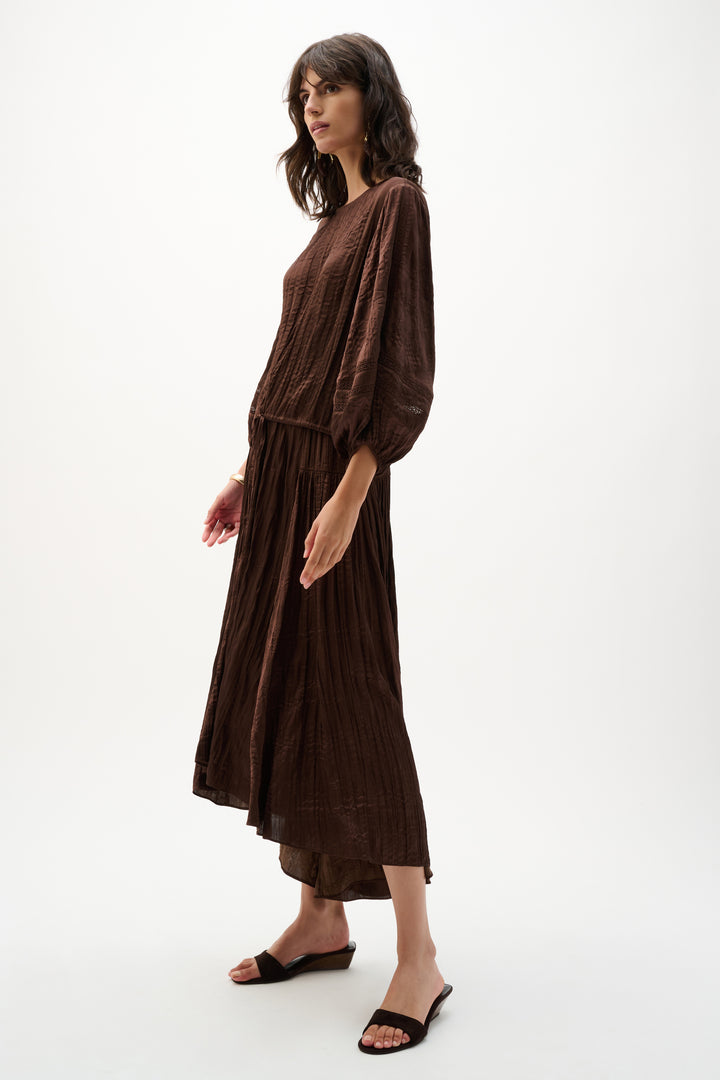 Joseph Ribkoff 262960 Skirt Mahogany
