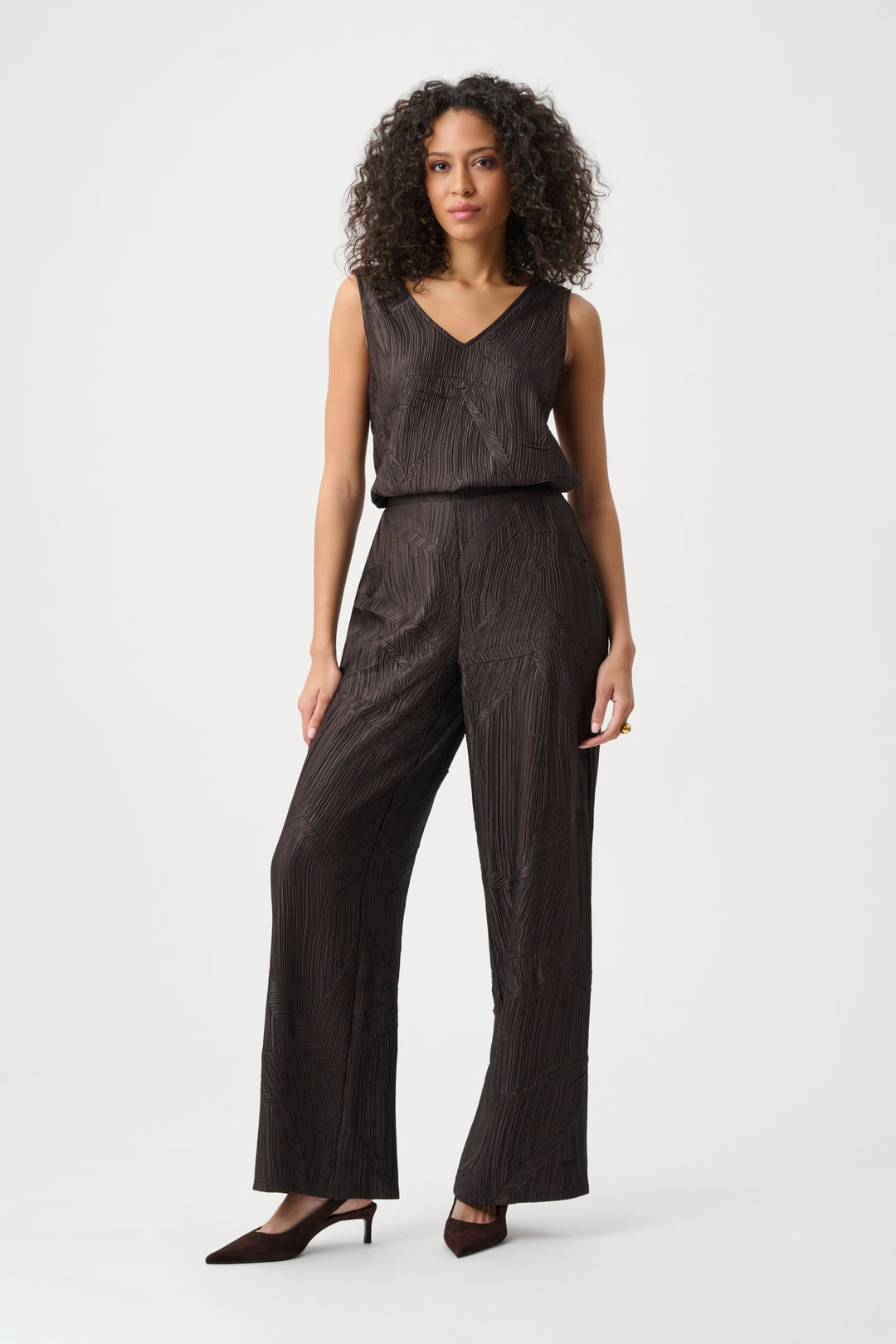Joseph Ribkoff 263051 Top Mocha