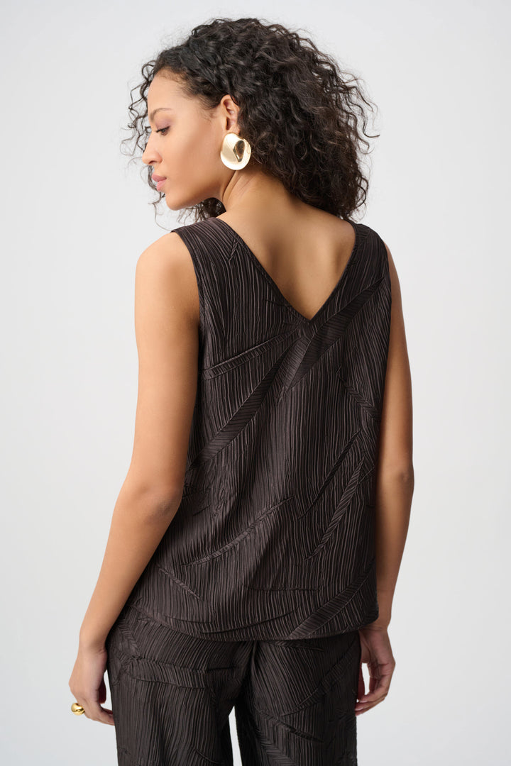 Joseph Ribkoff 263051 Top Mocha