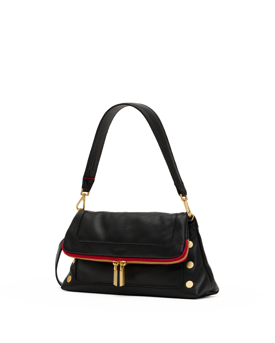Hammitt Beverly Med-Black-BG-Red Zip