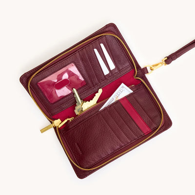 Hammitt Bryant Wallet-Cherrywood Pebble-BG