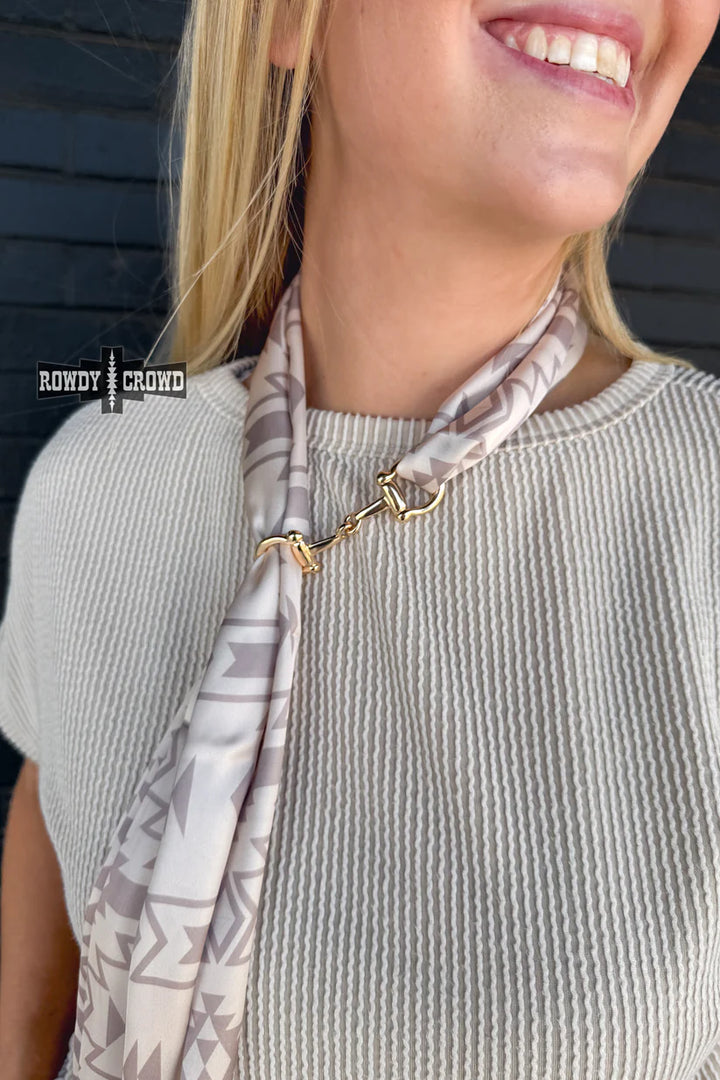 Rowdy Crowd Clothing Snazzy Snaffle Scarf Slides