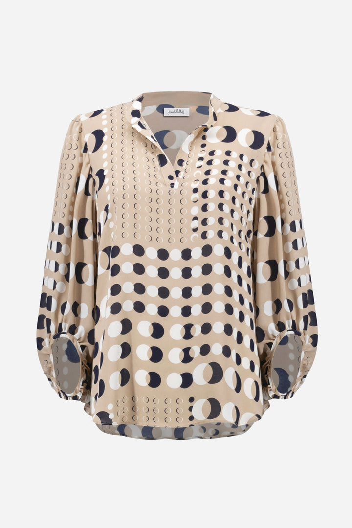 Joseph Ribkoff 261099 Top Beige/Multi