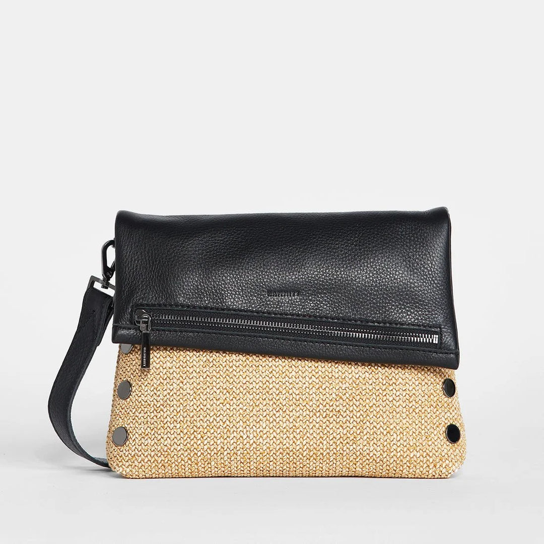 Hammitt VIP Med-Noir Smooth Raffia-GM