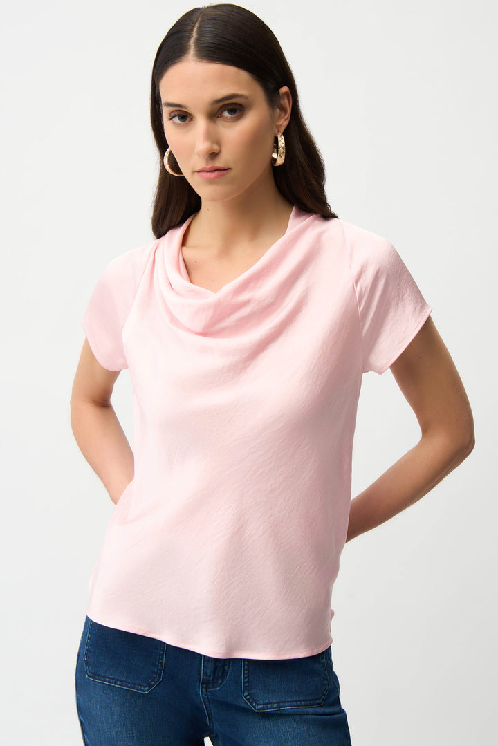 Joseph Ribkoff 261195 Top Petal Pink