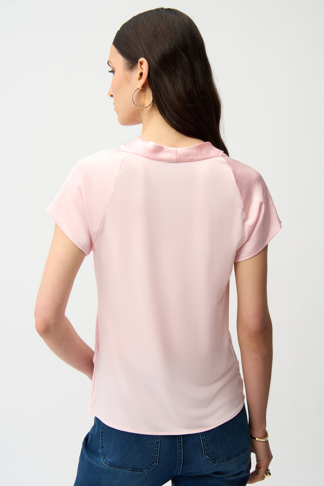 Joseph Ribkoff 261195 Top Petal Pink