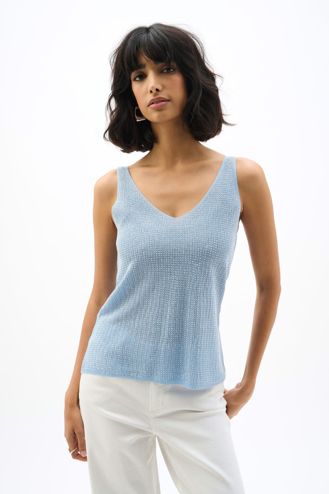 Joseph Ribkoff 252915S26 Top Sky Blue