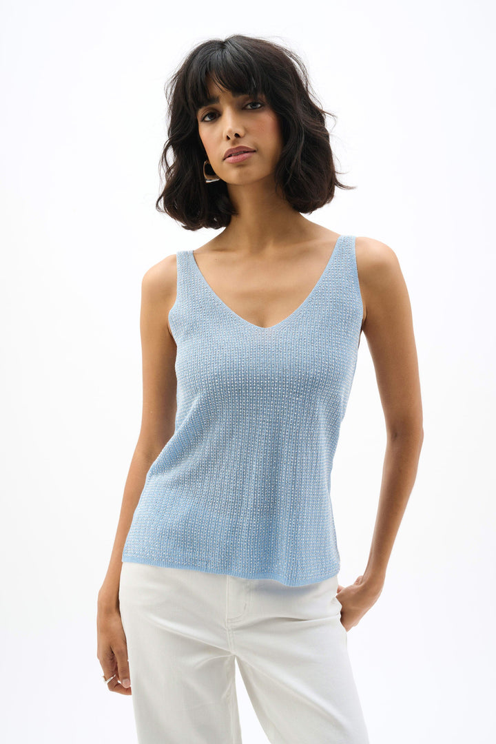 Joseph Ribkoff 252915S26 Top Sky Blue