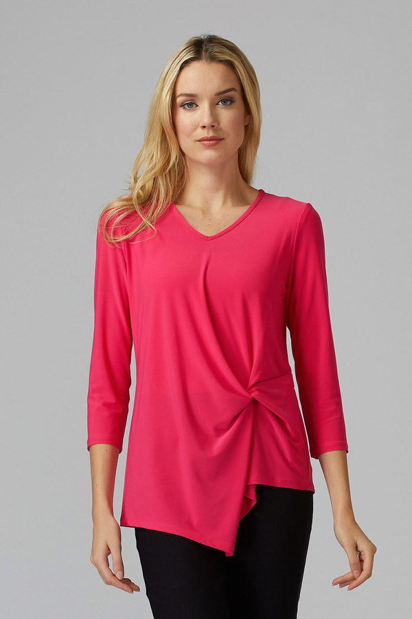 Joseph Ribkoff 193138 Top Lipstick Red