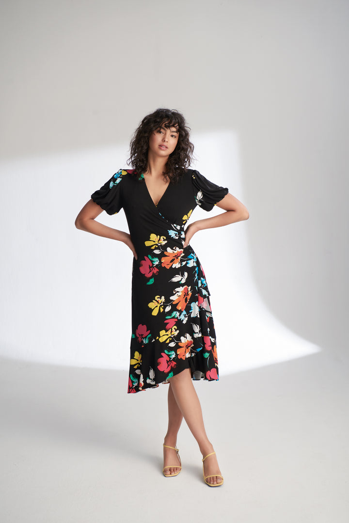 Joseph Ribkoff 221068 Dress Black/Multi
