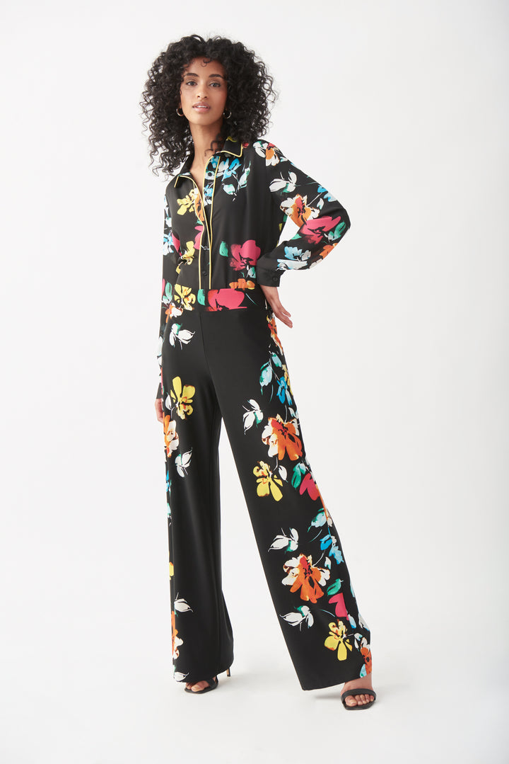 Joseph Ribkoff 221320 Pants Black/Multi
