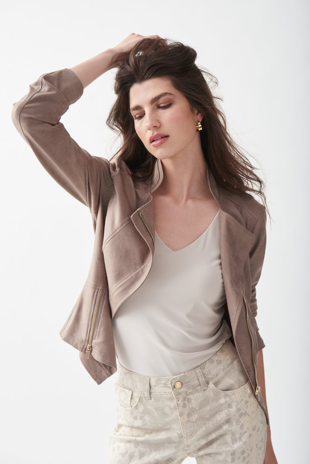 Joseph Ribkoff 221911 Jacket Taupe
