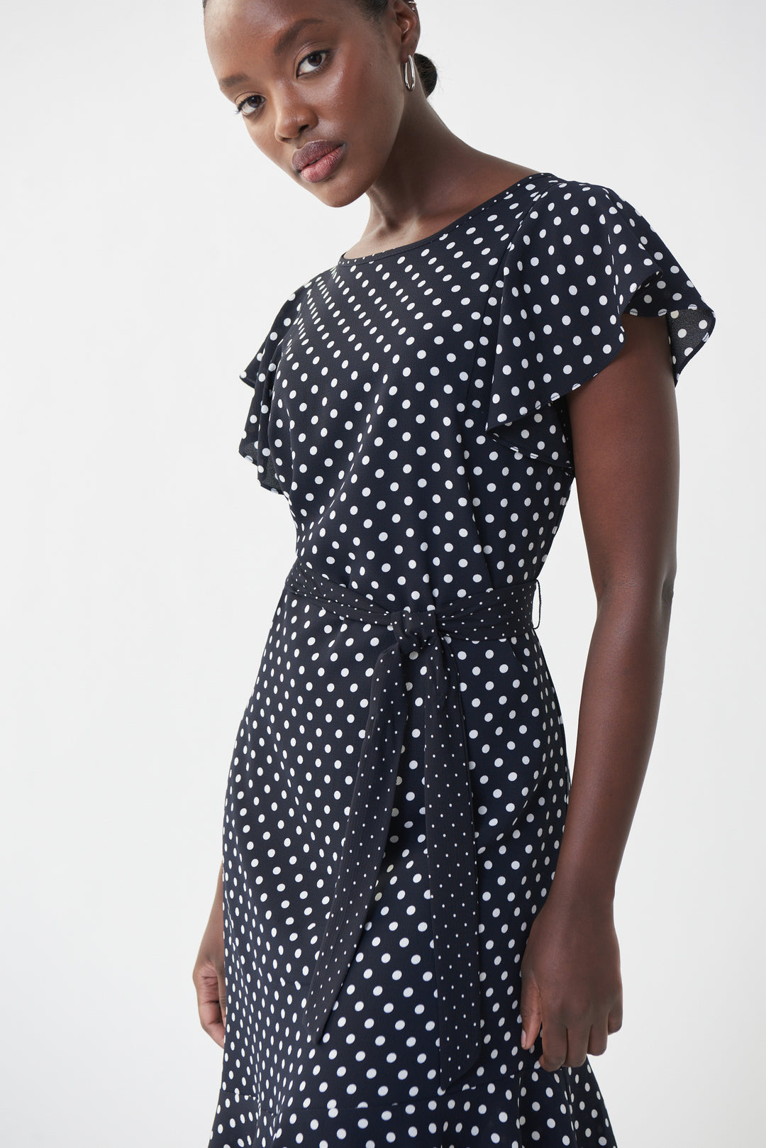 Joseph Ribkoff 222212 Dress Midnight Blue/Vanilla