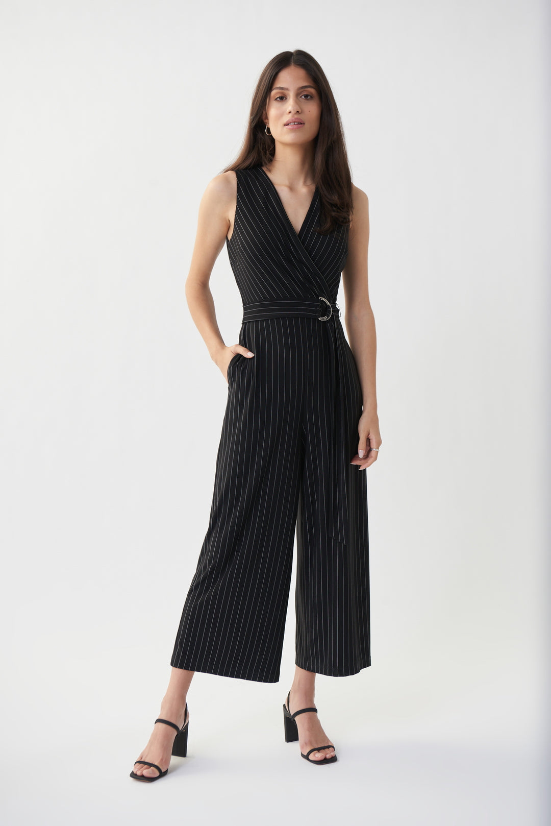Joseph Ribkoff 222230 Jumpsuit Black/Vanilla