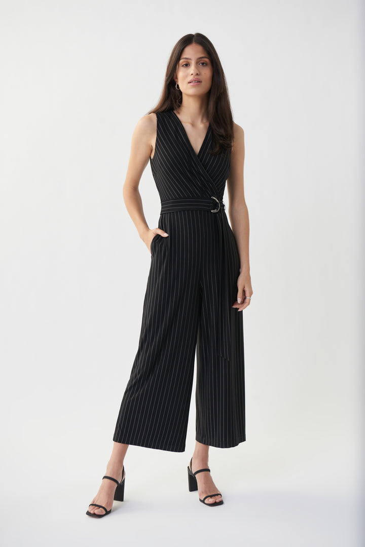 Joseph Ribkoff 222230 Jumpsuit Black/Vanilla