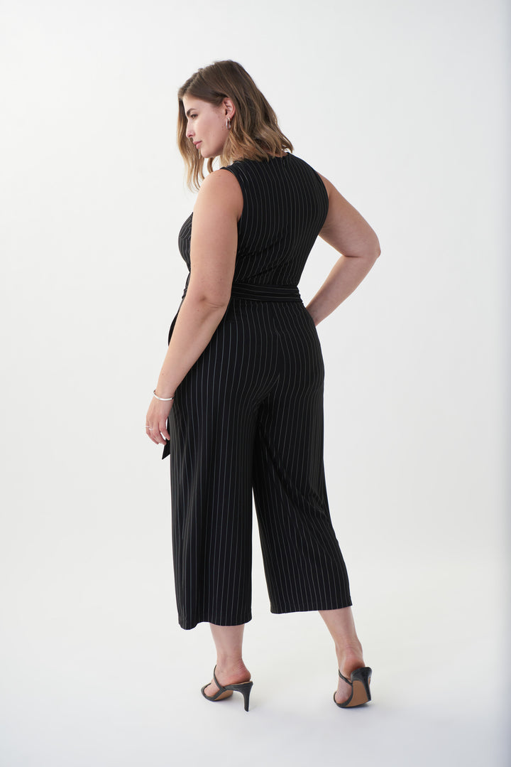Joseph Ribkoff 222230 Jumpsuit Black/Vanilla