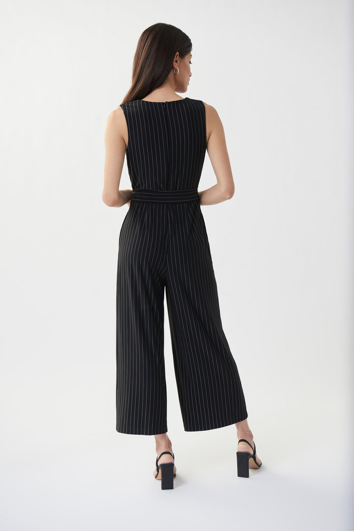 Joseph Ribkoff 222230 Jumpsuit Black/Vanilla