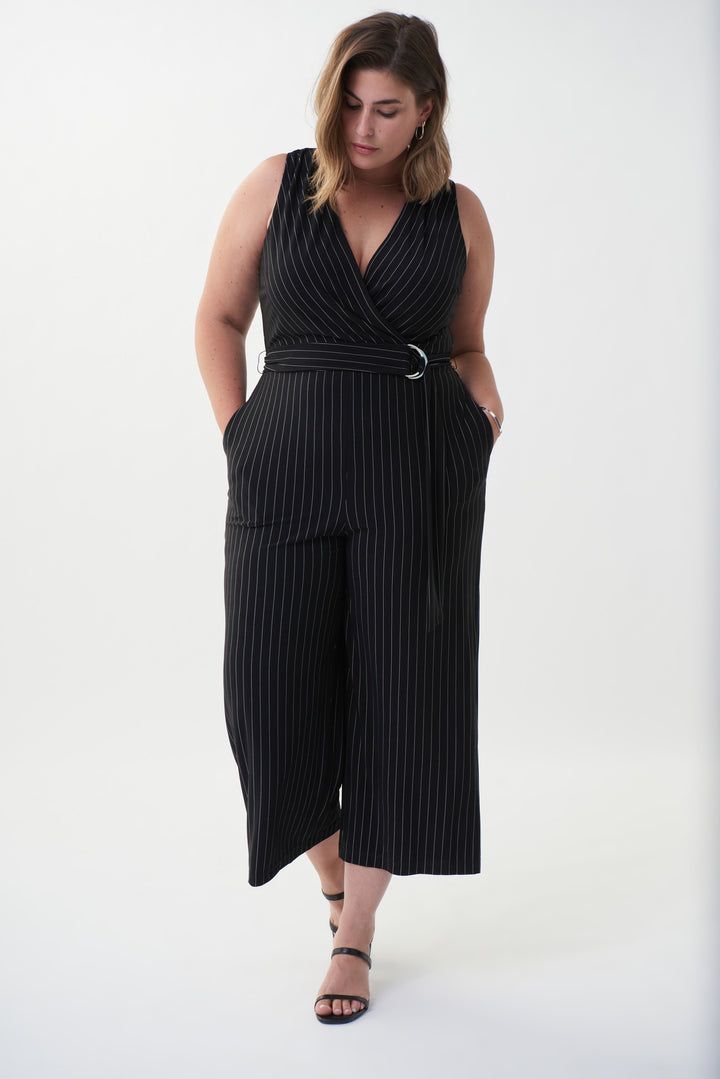 Joseph Ribkoff 222230 Jumpsuit Black/Vanilla