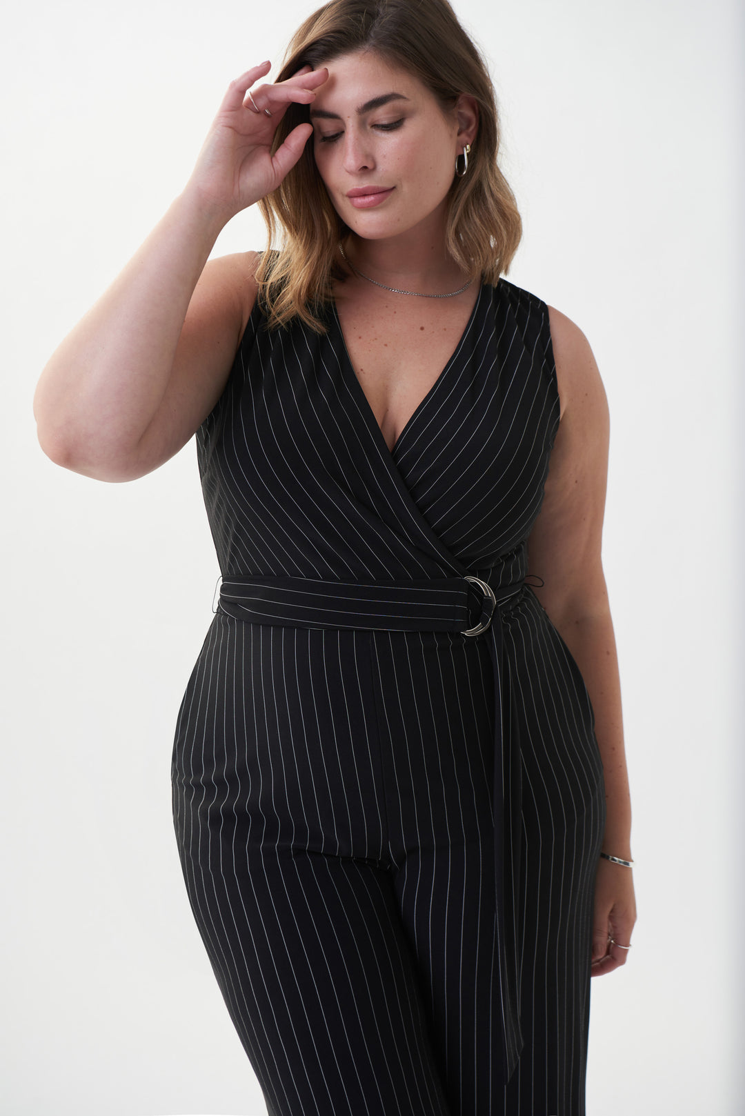 Joseph Ribkoff 222230 Jumpsuit Black/Vanilla
