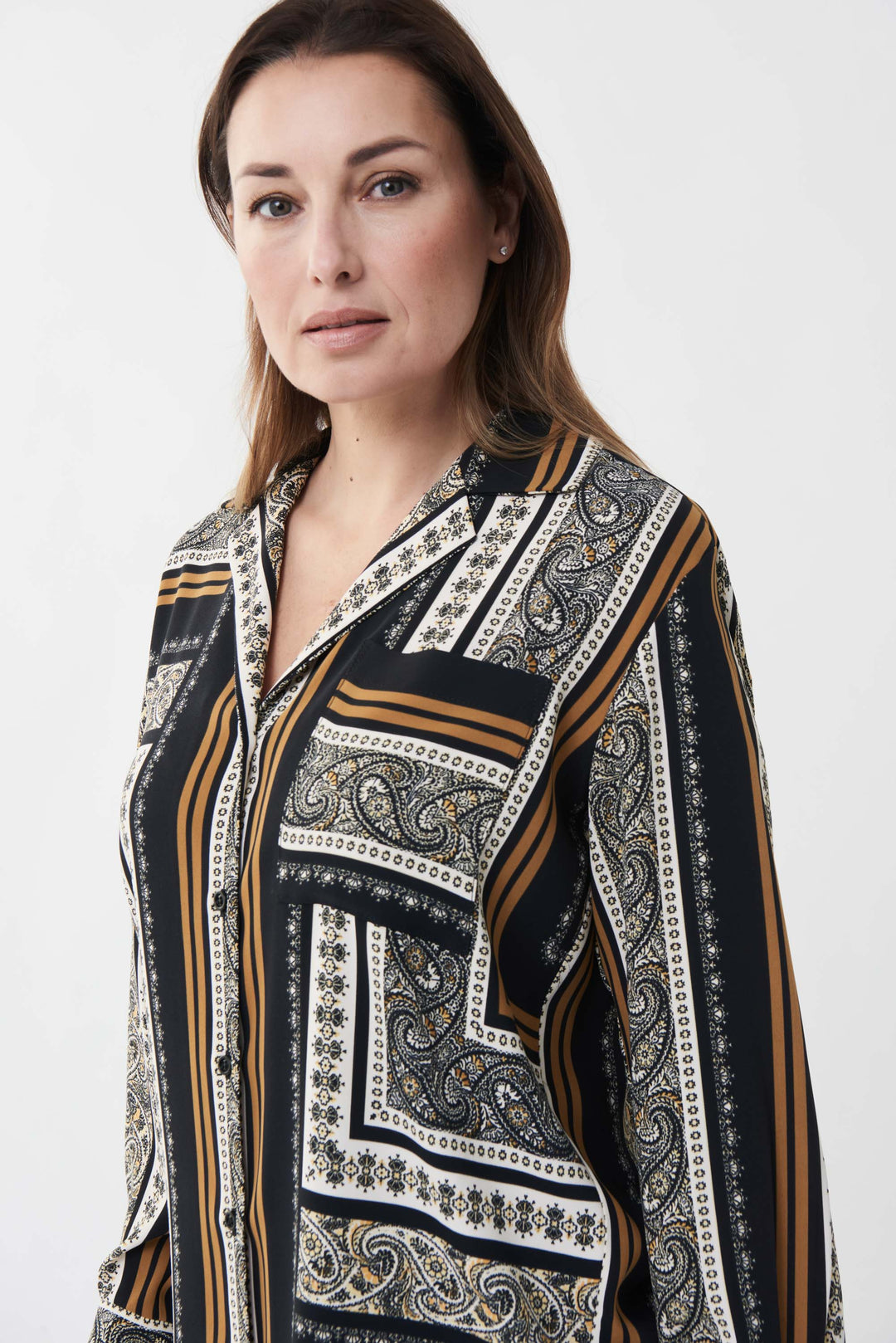 Joseph Ribkoff 223251 Top Black/Multi