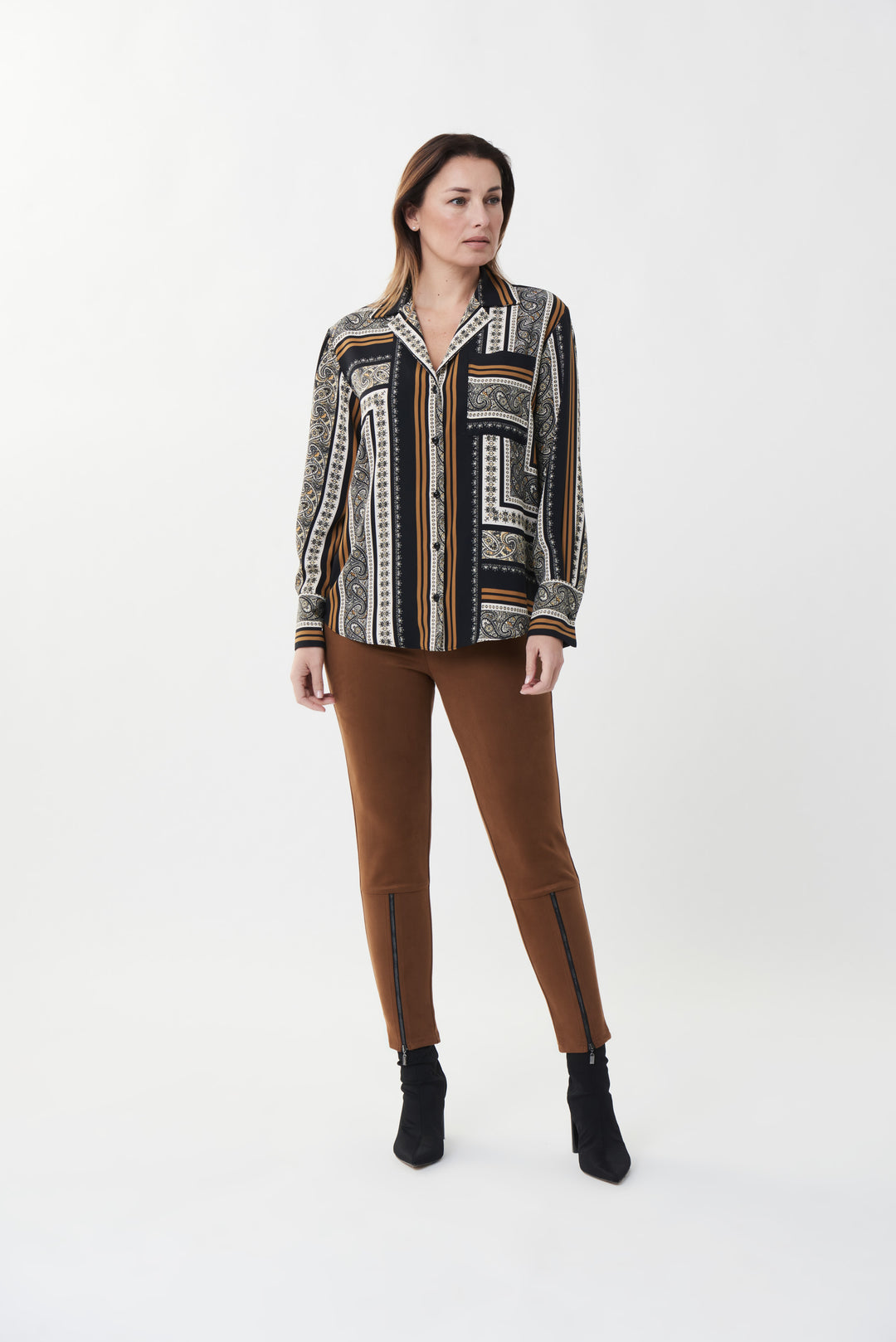 Joseph Ribkoff 223251 Top Black/Multi