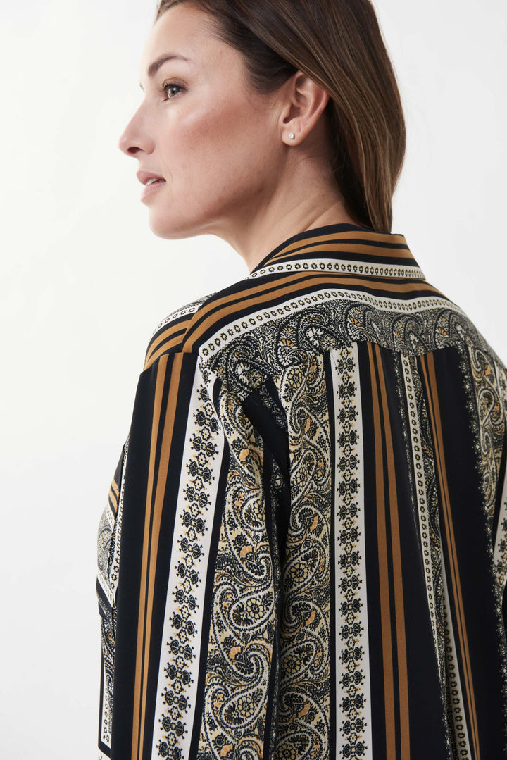 Joseph Ribkoff 223251 Top Black/Multi