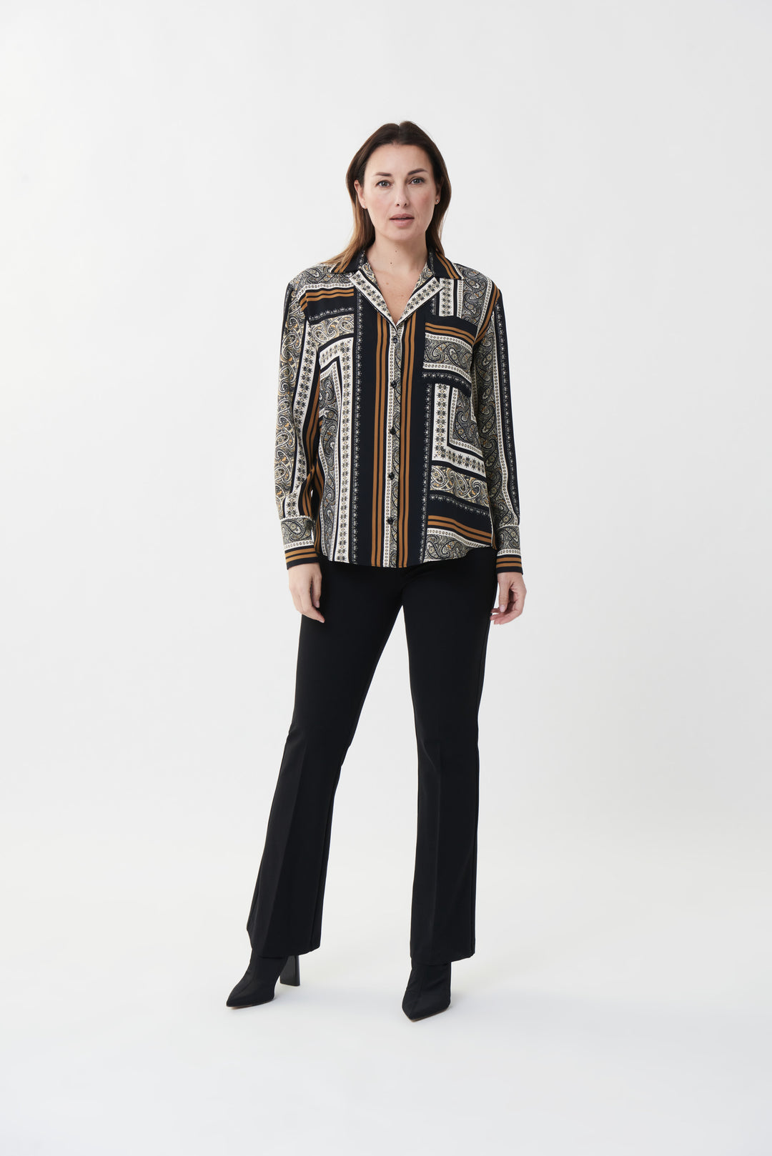 Joseph Ribkoff 223251 Top Black/Multi