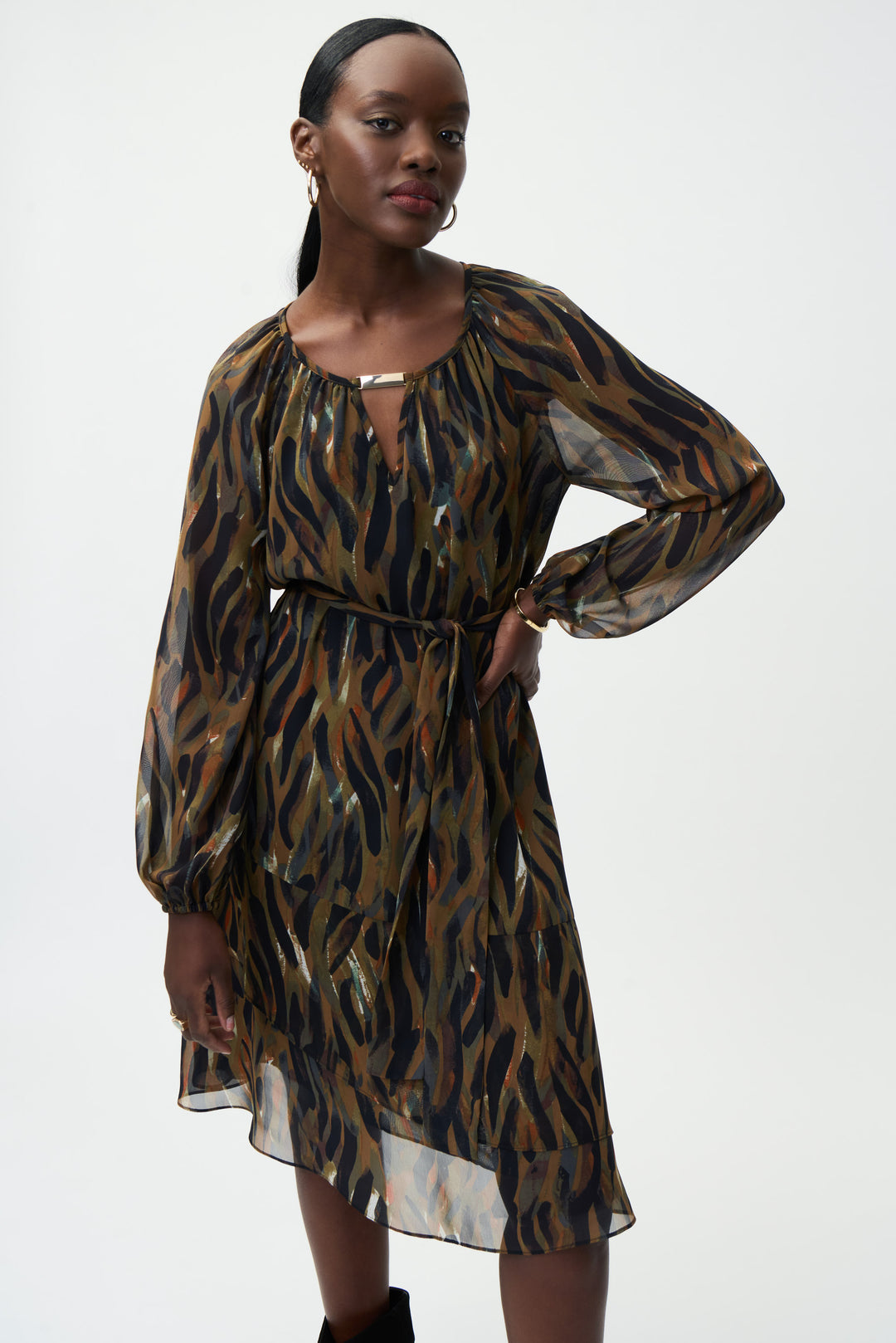 Joseph Ribkoff 224054 Dress Black/Multi