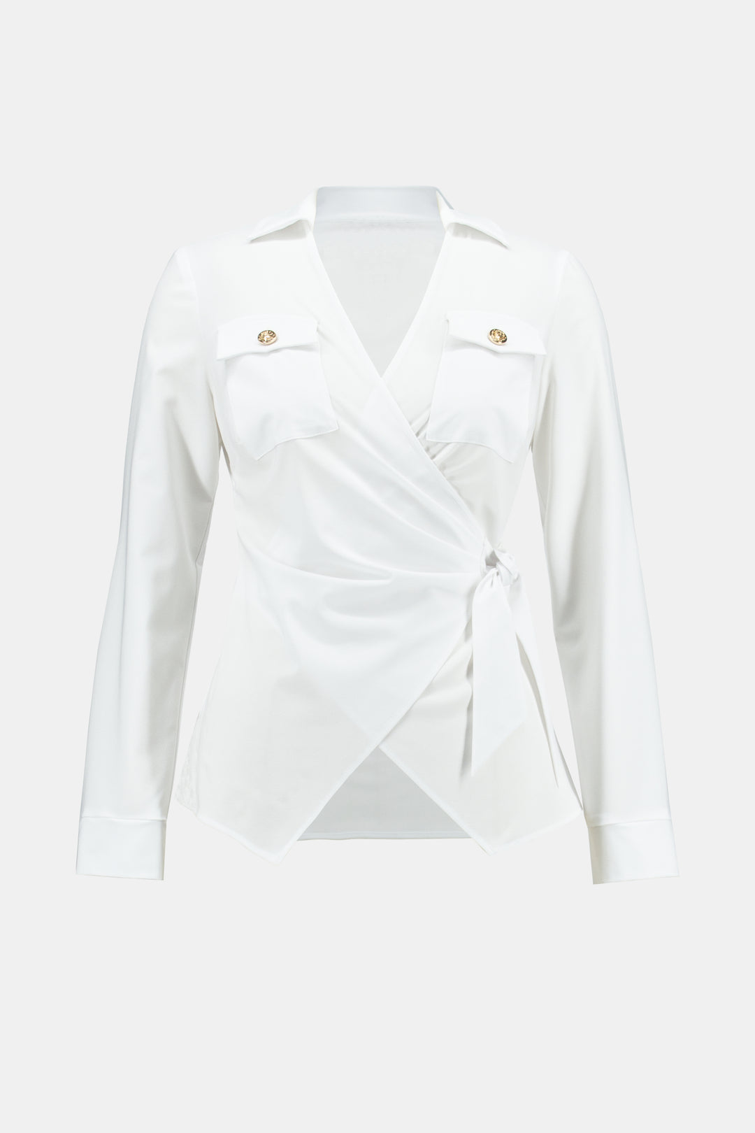 Joseph Ribkoff 231018 Top Optic White