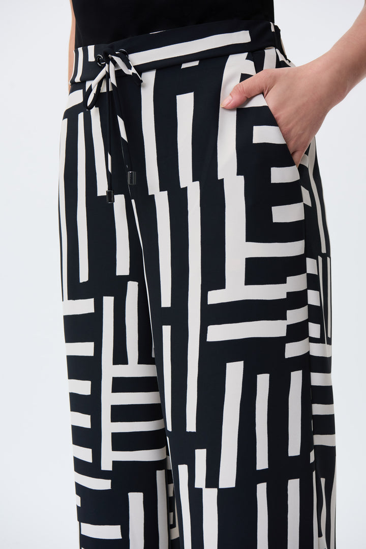 Joseph Ribkoff 231065 Pants Black/Beige