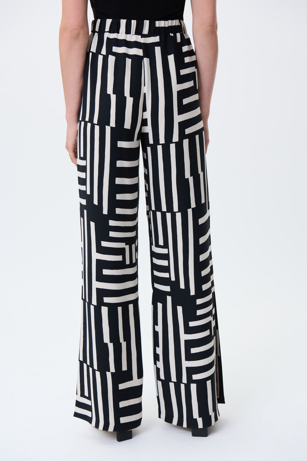 Joseph Ribkoff 231065 Pants Black/Beige