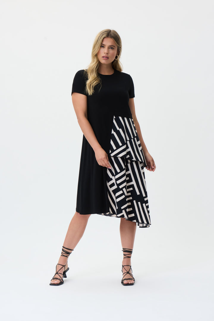 Joseph Ribkoff 231110 Dress Black/Beige