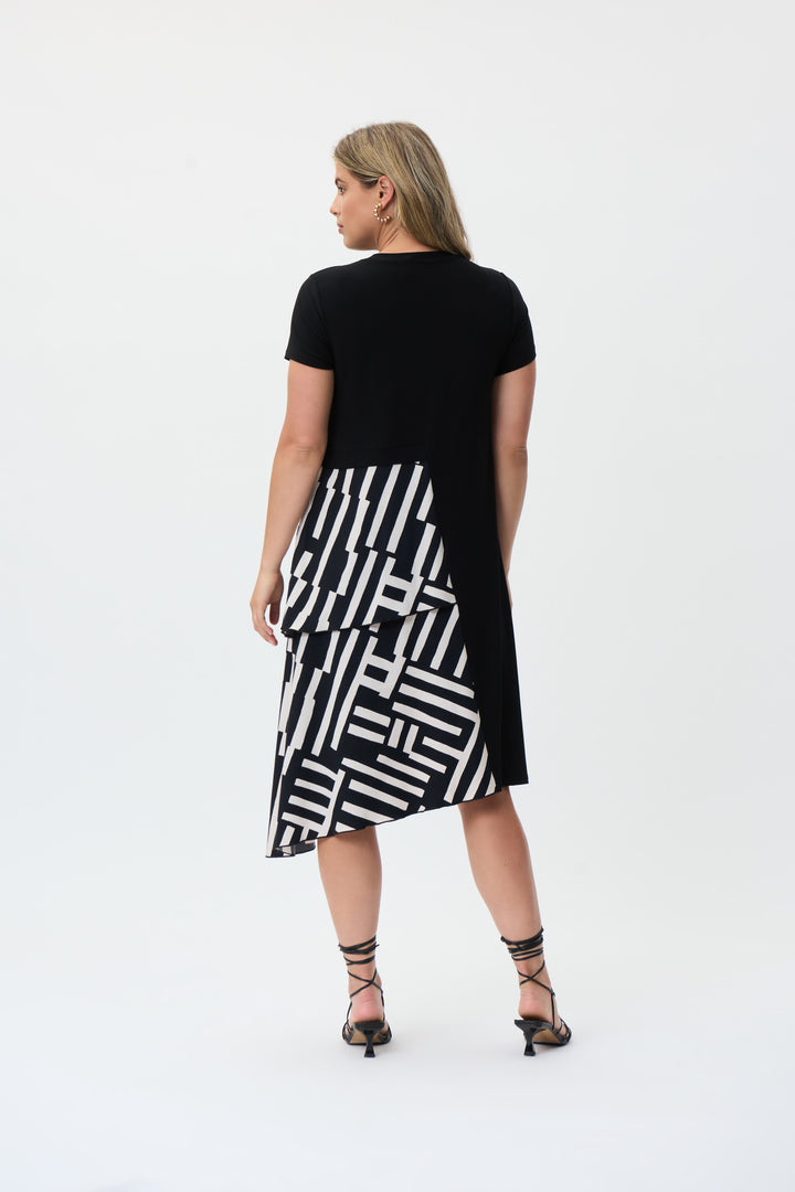 Joseph Ribkoff 231110 Dress Black/Beige