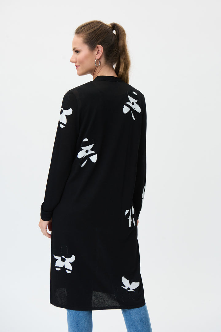 Joseph Ribkoff 231942 Top Black/Vanilla